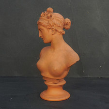 Rare Antique Danish C19th Nude Bust of Venus Signed P. Ipsen Denmark Nude Statue