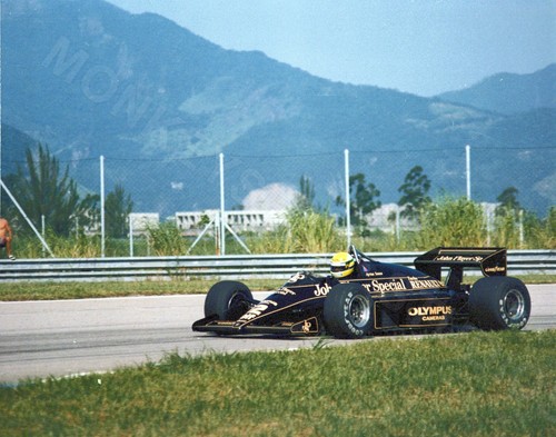 Ayrton senna lotus jps - senna, renault