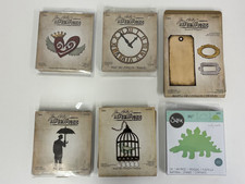 6 X SISSIX DIES 5 X TIM HOLTZ ALTERATIONS USE WITH BIG SHOT BIGKICK MACHINES