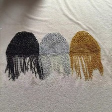 Beaded Flapper Cap Headpiece