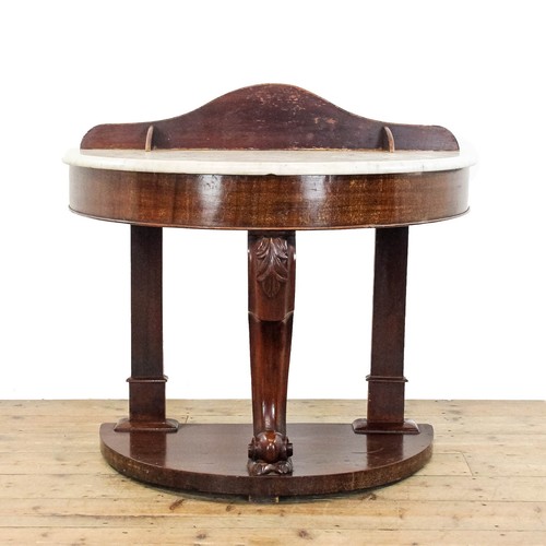 Antique marble top washstand - antique,