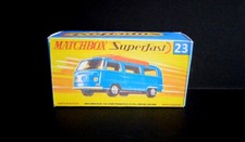 Matchbox Superfast No.23 Volkswagen VW Camper Dormobile reproduction Box only