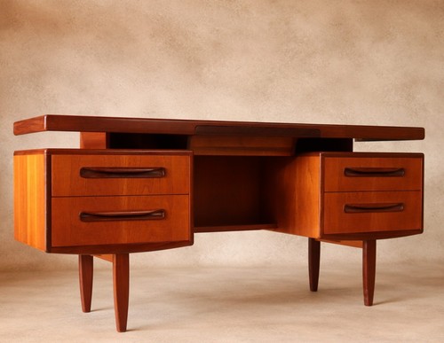 Mid century plan - fresco, teak