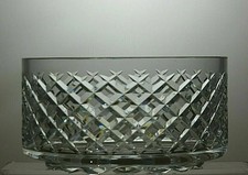 Waterford Crystal "Alana" Cut Round Salad Fruit Trifle Bowl