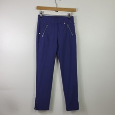 Robell Nena 09 Trousers Womens 34 Regular  Leg 26 Blue Viscose Sku 2007