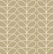 Orla Kiely House wallpaper 1 Roll Pattern: Linear Stem. colour: Stone