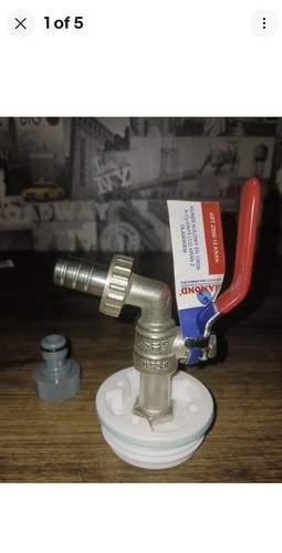 Metal tap inch with cap - metal,
