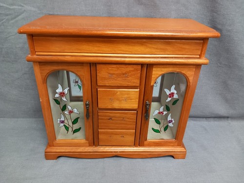 Vintage wood wardrobe - wood,
