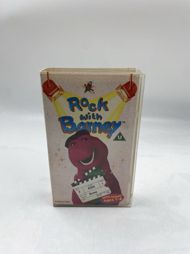 Barney rock with - barney, vhs