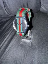 Gucci Black And Silver Watch 