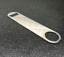 BAR BLADE BOTTLE OPENER 7" POLISHED STAINLESS STEEL FLAIR BARTENDER SPEED TOP