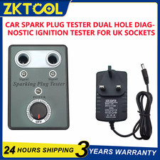 Car Spark Plug Tester Dual Hole Diagnostic Ignition Tester (UK Standard)