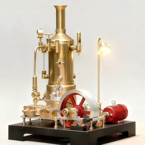 Retrol diy steam engine model - steam,