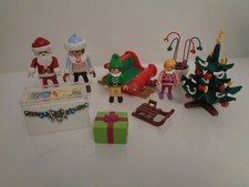 Playmobil Santa father christmas elf christmas tree