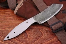 Handmade Damascus Damascus Blade, Hand Forged Damascus Blank Blade 975EA