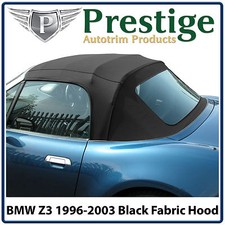 BMW Z3 Car Hood Hoods Convertible Top Soft Top Tops Roof Black Mohair Fabric