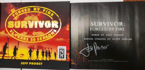Autographed jeff probst signed - jeff,