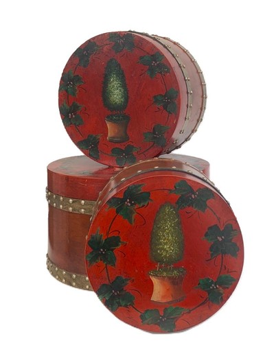Vintage hand painted wood - 3, hand-painted