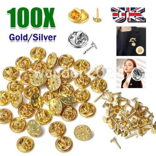 100xpin badge holder butterfly - holder,