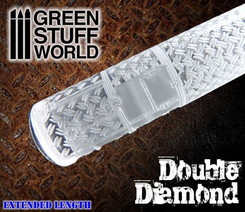 Rolling pin double diamond - -,