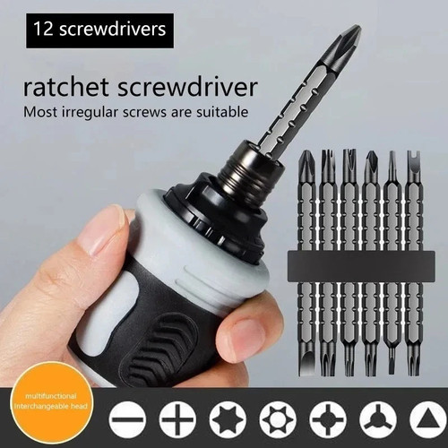Ratchet screwdriver set dual - screwdriver,