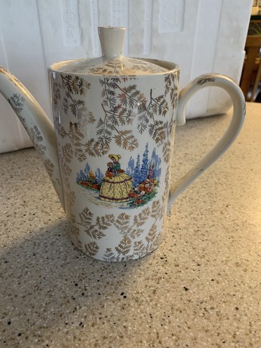 Vintage sadler gold - vintage, floral