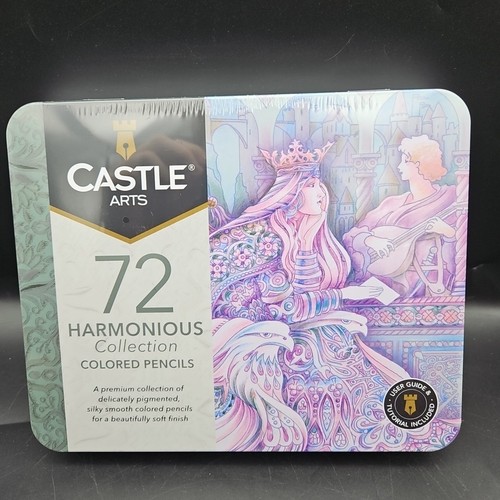 Castle arts colored pencil - castle,