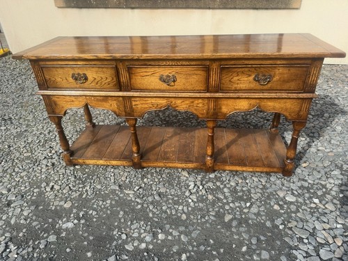 Solid oak sideboard - solid,