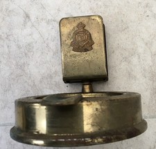 TRENCH ART BRASS ASHTRAY &