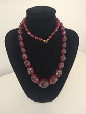 Vintage Graduated Red Cherry