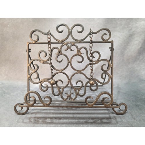 Vintage wrought iron scroll - wrought,