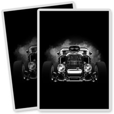 2 x Vinyl Stickers 7x10cm - BW