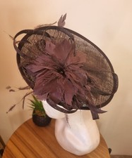 PHASE EIGHT black Grey Fascinator Headband Wedding Races Mother Of The Bride