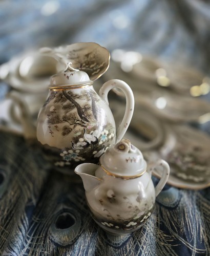 Beautiful kutani eggshell - kutani,