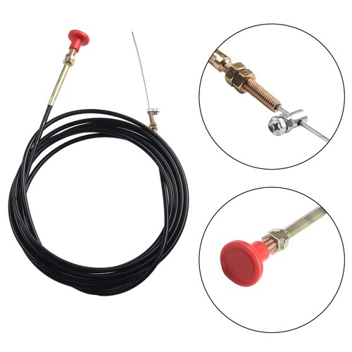 Engine cutoff cable with - cutoff, red