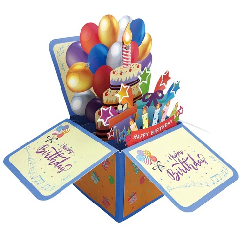 Pop birthday card - up,