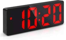 Criacr Digital Alarm Clock, Alarm Clocks Bedside Mains Powered
