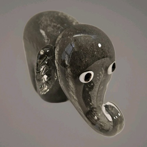 Juliana art glass - glass, gray