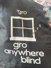 Gro Anywhere Blackout Blind In-Carry Bag Black Suction Cups Easy to Install