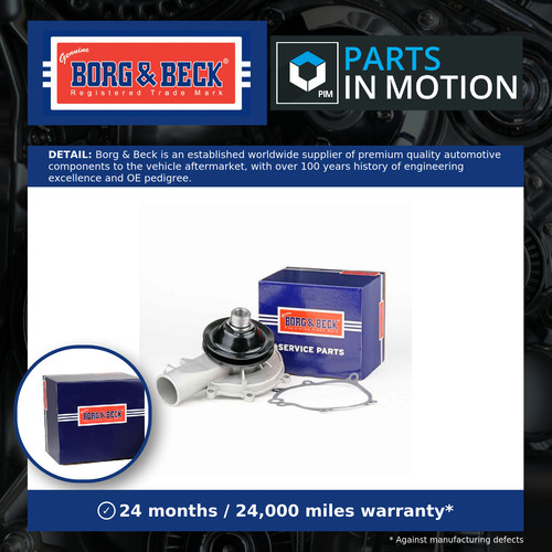 Water pump bwp1259 borg beck - pump, &