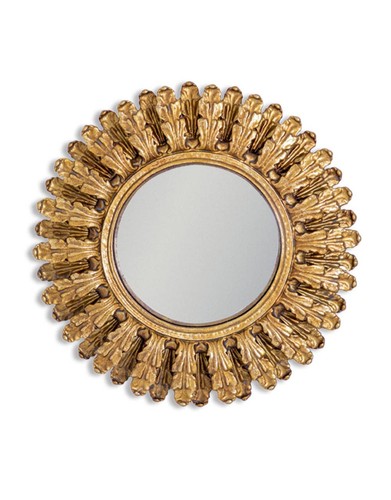 Antiqued gold ornate framed - gold,