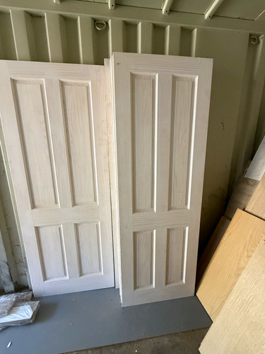 New solid wood interior doors