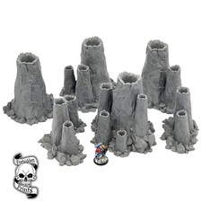 The Pit Volcano Smokestack Set