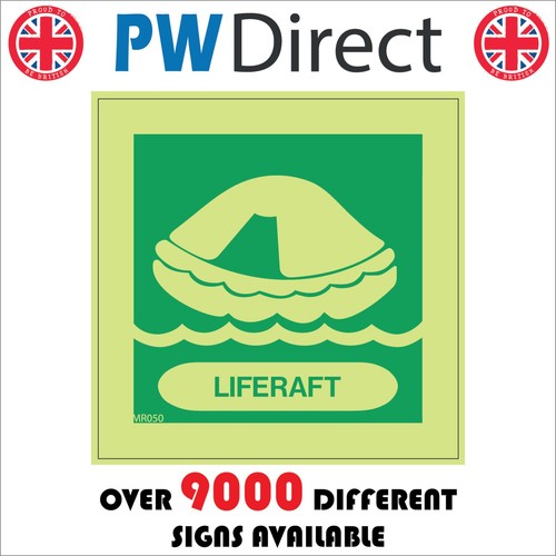 Sign liferaft inflatable - liferaft,