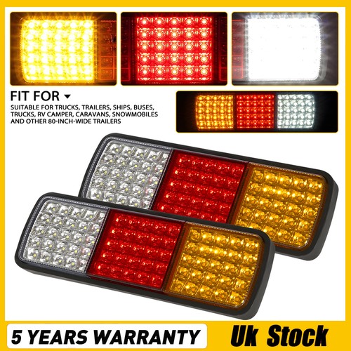 Pair 75led truck tail lights - truck,