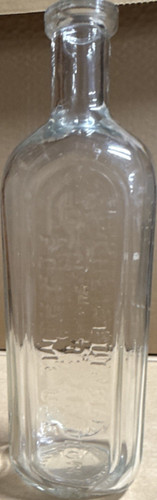 Embossed medicine bottle - medicine,