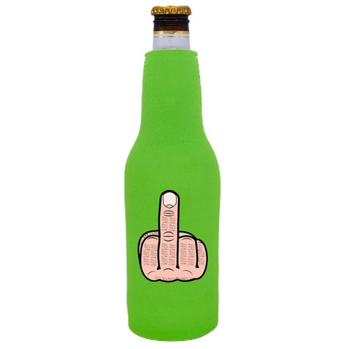 Middle finger funny - finger, beer