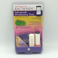 KNOWHEN Advanced Saliva Ovulation Test Kit w/ Personalized Fertility Monitor App
