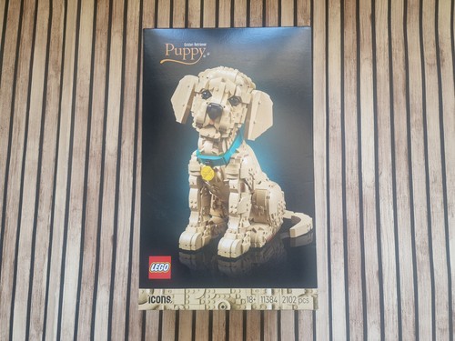 Lego icons golden retriever - golden,