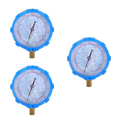 Blue metal car hvac gauge - metal,